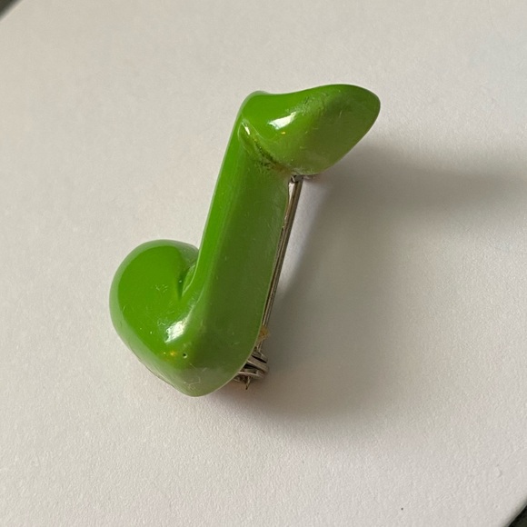 Vintage Music Note Pin / Brooch - Picture 2 of 7